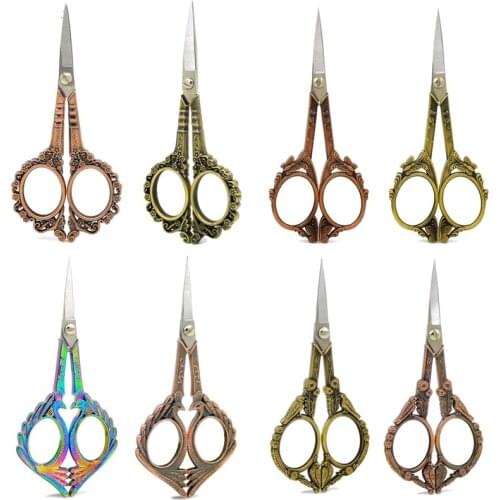 Retro Scissors Antique Vintage Scissors Thread Embroidery Scissors Sewing Supplies Stainless Steel Scissors Tailor Scissors Tool