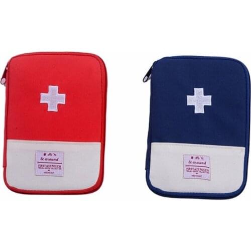 First Aid Kit Bag Mini Outdoor Portable Travel Medicine Package Emergency Kit Bags Small Medicine Divider Storage Organizer