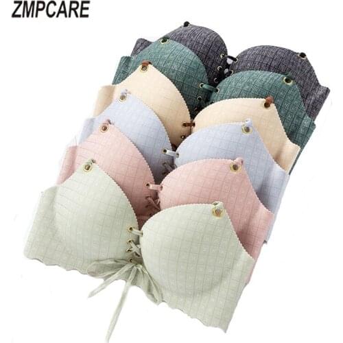 Super Push Up Bras Girls Sexy Seamless Bra Womens underwear Adjustable Wire Free Bra Female bralette lingerie Ladies Brassiere