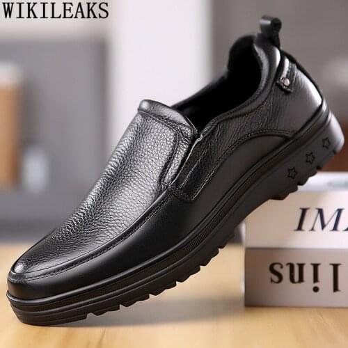 Brown Men Loafers Shoes Genuine Leather Casual Shoes Man Luxury Designer Slip on Shoes Men Zapatos De Hombre Chaussures Homme