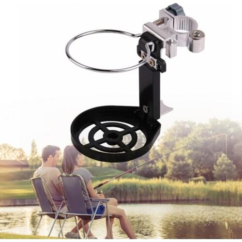 Outdoor folding teacup holder, folding fishing box chair accessories, outdoor water cup cage, drink holder, outdoor tools