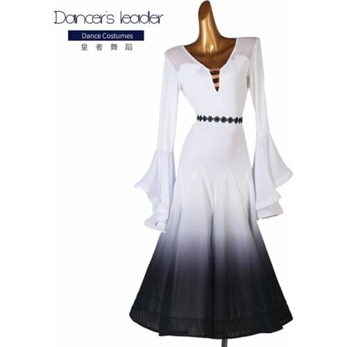 High-end custom modern dance dress practice clothes female adult children elegant ballroom professional performance clothes
