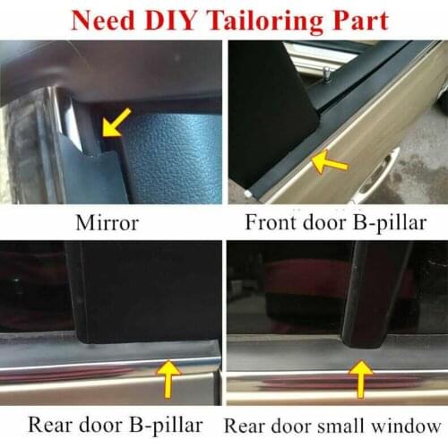 1 Pcs Sealing Strip 100% Brand New 5M Car Side Door High Quality Practical To Use Rubber