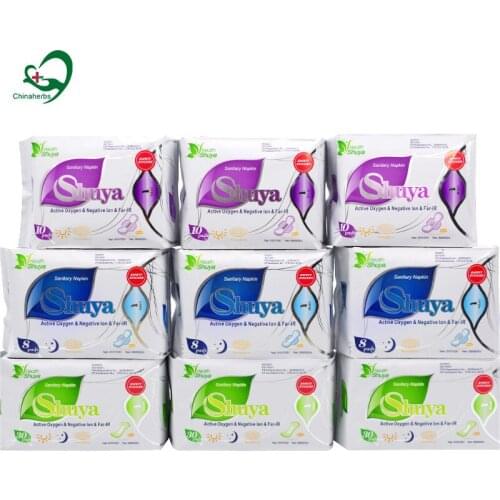 3Packs Anion Organic Cotton Winged Sanitary Pads Breathable Anion Sanitary Napkins Tampons Kill Bacteria Anion Pad