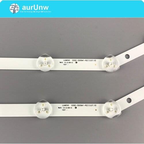 40PCS/LOT 585mm LED strip 12leds For Samsung 32" TV D3GE-320SM1-R2 LM41-00001S BN96-28763A LM41-00001R 2013SVS32 BN96-35204A NEW