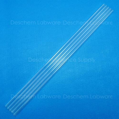 5PCS/Lot,500mm,Quartz Glass Tube,OD 10mm,Thcik 1mm,Made Form Fused Silica