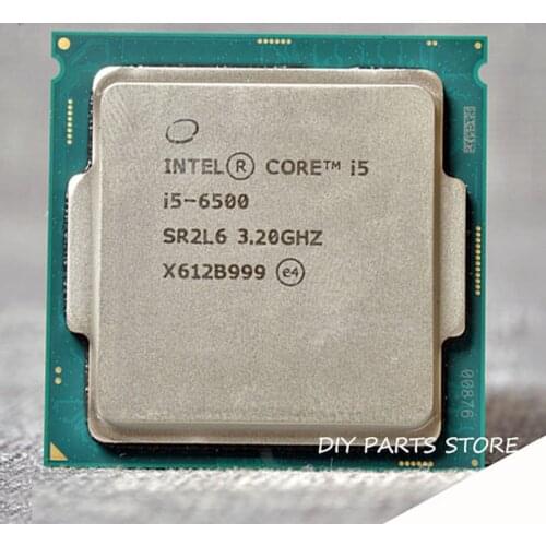 Intel core Quad-core I5-6500 I5 6500 LGA 1151 3.20GHz 6M RAM DDR3L-1333, DDR3L-1600 DDR4 GPU HD530
