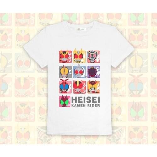 Kamen Rider Decade HEISEI Era Printed Tee Shirt 100% Cotton Cosplay Short Sleeve T-Shirt