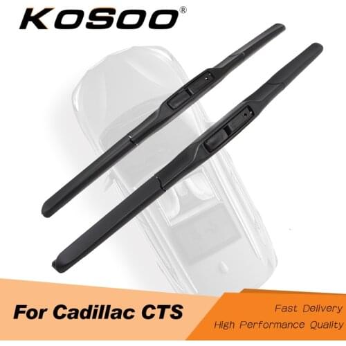 KOSOO For Cadillac CTS 2002 2004 2005 2006 2007 2008 2009 2010 2011 2012 2013 2014 2015 2016 2017 Car Windscreen Wiper Blade