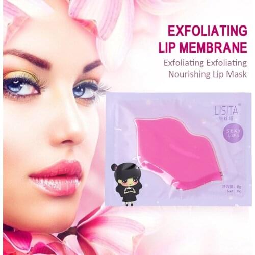 Lip Mask Exfoliating Moisturizing Nourishing Collagen Lip Mask Lips Enhancer Pads Skin Care TSLM1