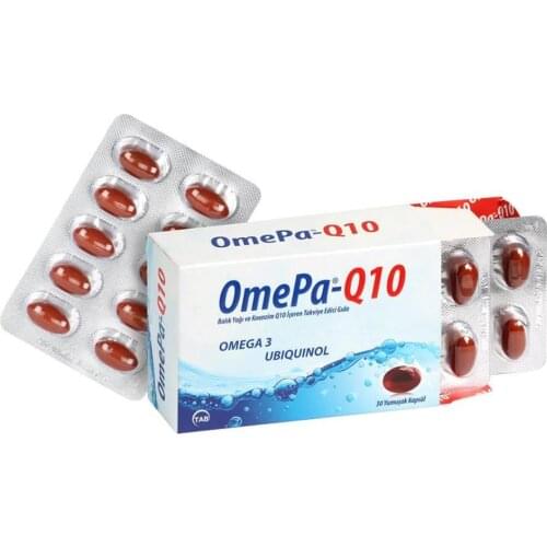 Omepa Q10 Omega 3 Ubiquinol 30 Capsules