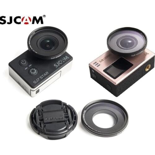 Original SJCAM SJ6 Legend M20 Sj4000 Sj5000X wifi SJ7 MC Lens UV+Protection Cap Lens UV / CPL Filter Cover For SJCAM Star Camera