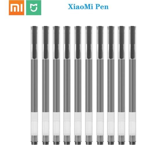 Retail Xiaomi Mijia Pen neutral pen Signing Pen 0.5 Ink Smooth Red OR Black Refill MiKuni Japan Ink for Office learning NO BOX
