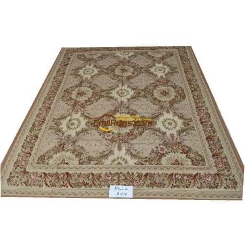 Wool french aubusson rug 18th Century French Reversible Runner Home Decoration Rectangle
