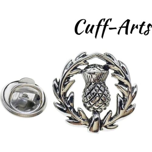 Retro style Scottish Thistle Lapel Pin Badge Fashion Brooches Novelty Pin Scotland Jewelry P10425