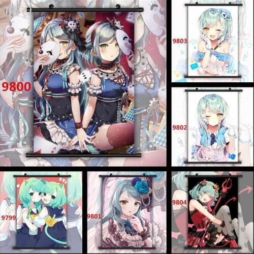BanG Dream! Hikawa Hina Sayo Anime Posters Canvas Painting Posters and Prints Wall Decor Posters Wall Art Picture Home Decor