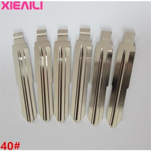 XIEAILI 20Pcs/lot 40# Metal Blank Uncut Flip KD Remote Key Blade For Chevrolet Epica S201