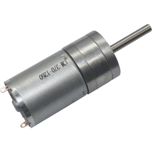 6V 12v 24V DC 25mm Diameter Gear box 25mm*4mm Central Long Shaft low Speed rpm dc Gear motor metal geabox Brush Gearmotors
