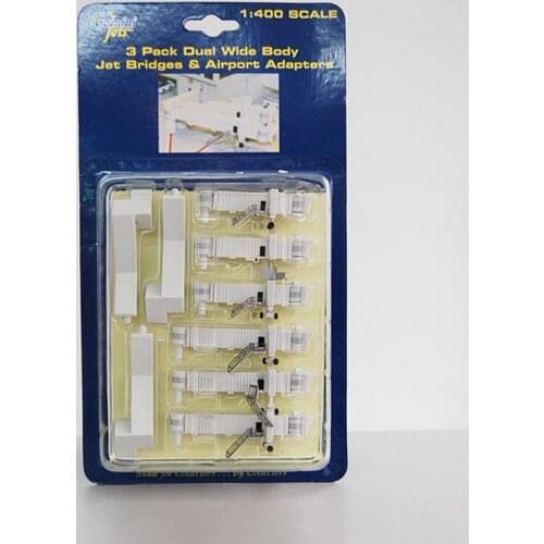 1/ 400 Airport Passenger Boarding Bridge Single/Dual Channel Aircraft Plane Show GJARBRDG1 Channel Bridge Ground Support Model