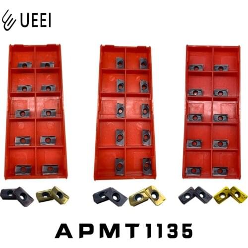 10 PCS Turning Tool Insert APMT1135 DL H2 M2 carbide blade turning tool High quality and hardness CNC milling cutter