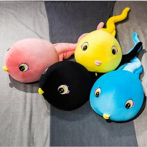 100cm Cute Cartoon Tadpole Blanket Plush Toys Stuffed Soft Lovely Animals Pillow Dolls For Kids Girls Friends Birthday Gifts