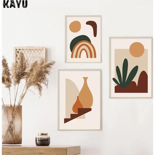 Abstract Bohemia Rainbow Landscape Modern Canvas Painting Wall Art Poster Prints Picture Bedroom Interior Home Decor No Frame