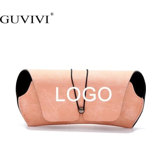 Support Customized PU Leather Sunglasses Case Unisex Classic Sunglasses Case Sunglasses Protector Eyewear Bags Box