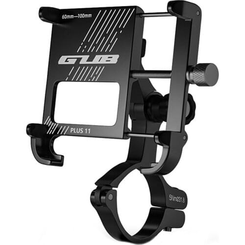 Bicycle & Motorcycle Phone Mount Aluminum Alloy Arbitrary Rotation Bike Phone Holder