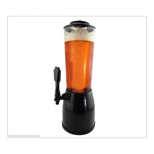 2.5L Beer Dispenser Ice Core Beer Machine Beverage Dispenser for Water Soft Drinks Juice Soda Water