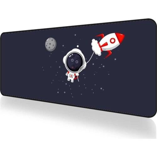 Gaming Accessories Anime Space Mouse Pad Gamer Keyboard Black and White Mousepad Carpet Mouse Computer Deskmat Rugs DropShipping