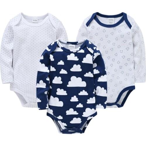 Newborn Baby Boy Girl Clothes Unisex Cartoon Jumpsuit 0-12M New Born Cotton Long Sleeve Infant Baby Bodysuits Roupas de bebe