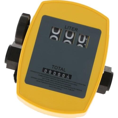 Mechanical Fuel Flow Meter 1% Accuracy 20L-120L min 1Inch Inlet Oil Meter