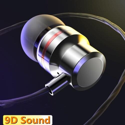 3.5mm Wired Headphones With Bass Earbuds Stereo Earphone Music Sport Gaming Headset With mic For Xiaomi IPhone 11 Earphones