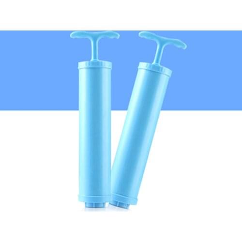 Vacuum Compressed Bags Hand Pump Color Random Manual Compression Bags Air Pump Home Organizing Supply Home Storage Pump 1pc