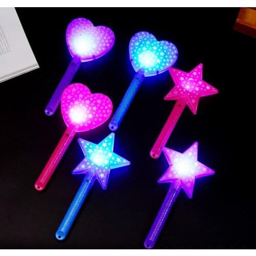 Party Supplies Pentagram Love Stick luminous Stars Light Stick Festival Party Decoration Wedding Decoration Rave Accessories
