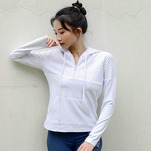 Spring and Summer New Sports and Leisure Coat Outdoor Fitness Hooded Pocket Loose Sweater