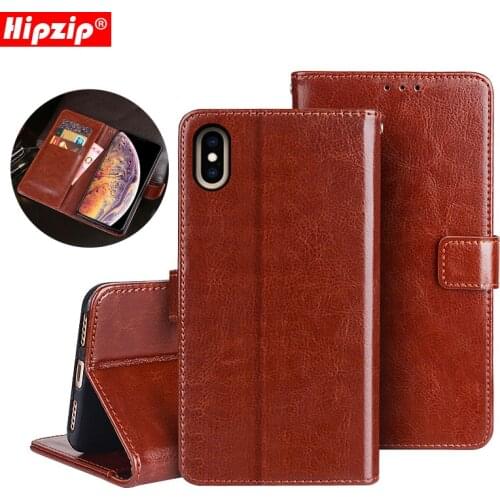 Vintage Glossy Leather Wallet Flip Cover For iPhone Xs Max Xr X 8 7 6 6S Plus 6SPlus 8Plus 5 5S SE Case Card Holder Shell Belt