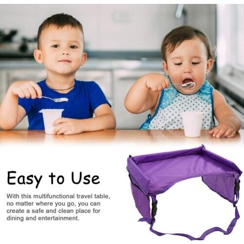 Waterproof Baby Car Seat Organizer Tray Stroller Kids Toy Food Holder Desk Children Portable Table For Car Child Table Storage
