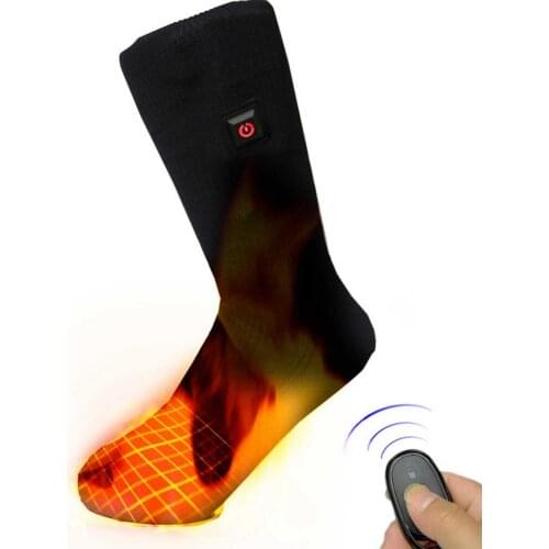 Winter Electric Heating Socks Remote Control Electric Socks 3 Gears Temperature Adjustment Warm Sock For Cycling Camping Fishing