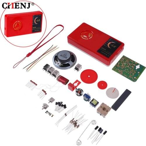 1 Set 7 Tube AM Radio Electronic DIY Kit Electronic Learning Kit HX108-2