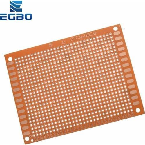 1PCS EGBO 7x9 7*9cm Single Side Prototype PCB Universal Board Experimental Bakelite Copper Plate Circuirt Board