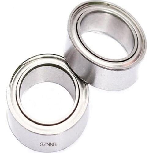 10pcs Miniature Ball Bearing Deep Groove Ball MR126zz L-1260 6x12x4mm High Precision Noiseless Bearing Steel Abec-5 Miniature Be