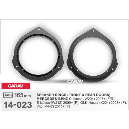 2pcs/set Universal Car Speaker Adapter Bracket Plate ABS Automobiles Speaker Bracket for MERCEDES-BENZ C-klasse CARAV 14-023