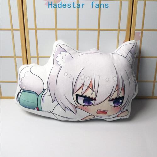 Anime kamisama love pillow toy Tomoe short plush stuffed cute fox doll double sided pillowcase toy 30x50cm for gift