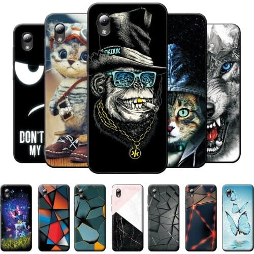 For ZTE Blade A3 2020 Case Silicone Phone Cover Cool Cat Panda for ZTE Blade A3 2020 Black TPU Bumper Cases for ZTE A3 2020