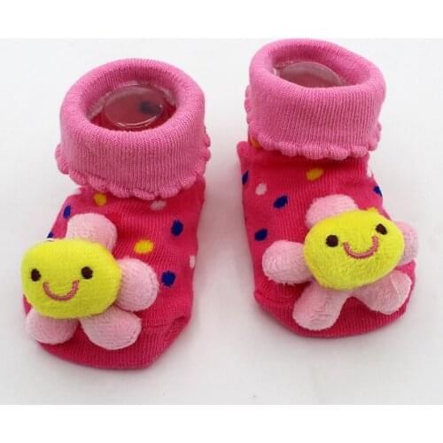 DHL 500pair New Baby Socks Cartoon Newborn Baby Girls Boys Anti-Slip Socks Slipper Shoes Boots Kids Clothes Sports Suit
