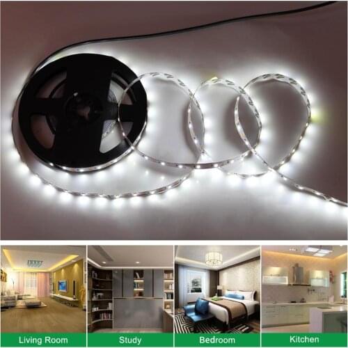60Leds/m LED Under Cabinet Light LED Strip 3m 2m 5m LED Lamp with USB Port Light Flexible Closet Wardrobe Kitchen Bedroom Decor