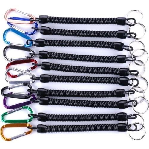 Carabiner Road Sub Pliers Missed Rope Gishing Gear Fishing Line Nippers Spring Rope Lanyard Tackle Fish Tools Fishing Accessory