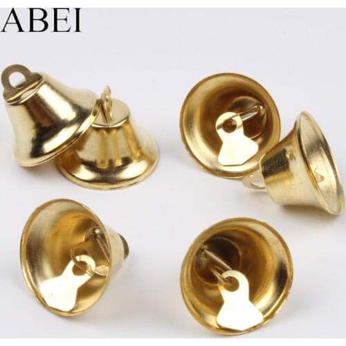 20pcs 20mm Aluminum Bells DIY Crafts Accessories Christmas Gingle bell Wedding party Decoration bells supplier