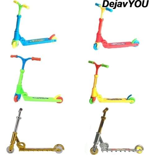 1PC Childrens Educational Toy Two-wheel Finger Scooter Bike Simulation Mini Finger Scooter Model Fingerboard Skateboard Toys